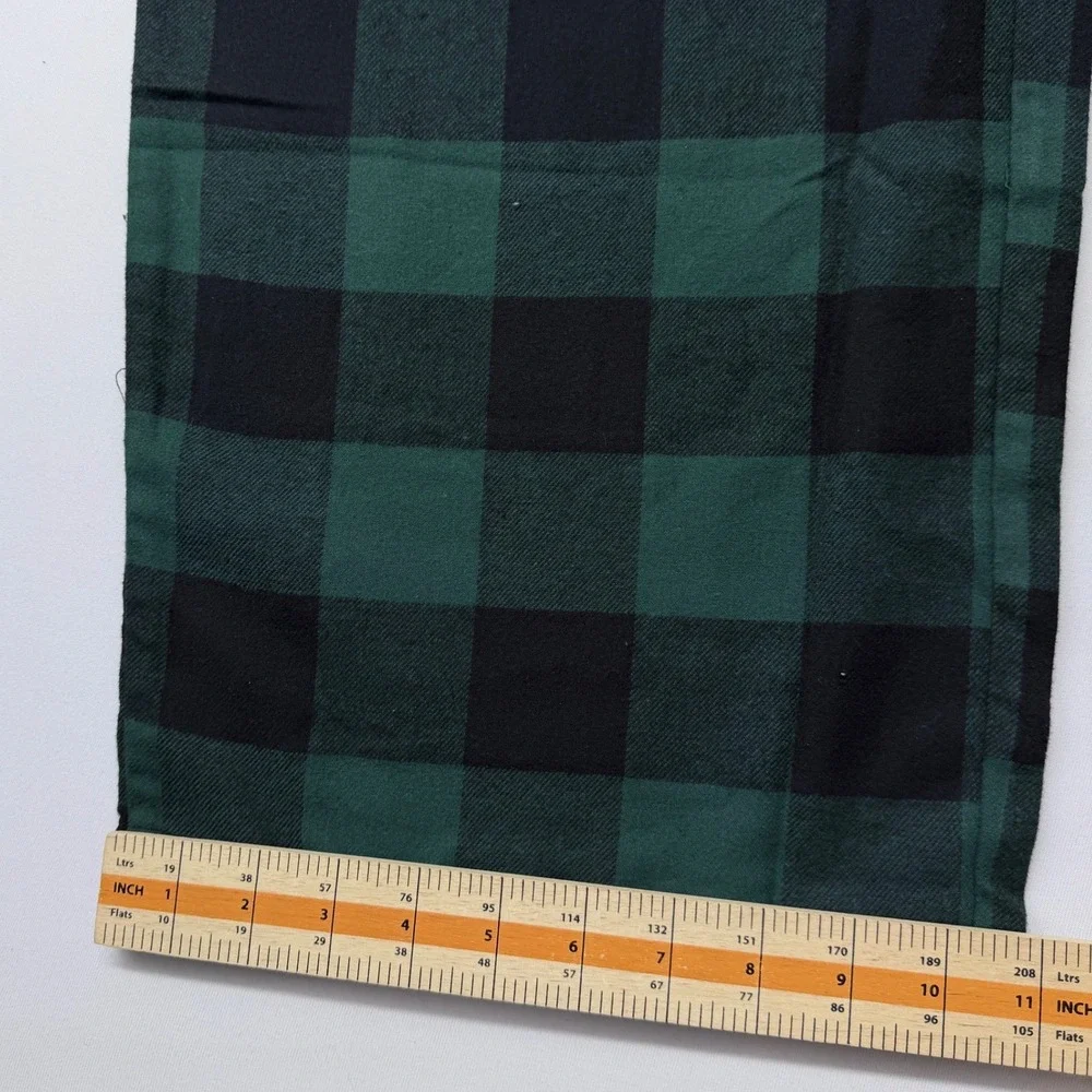 Sonoma Goods for Life XXL Green Black Buffalo Check Flannel Pajama Pants NEW